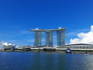 Marina Bay and hotel